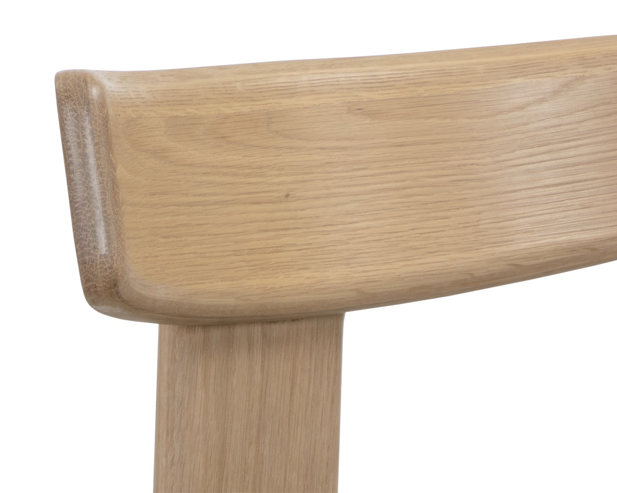 NAHLA HORTON DINING CHAIR - RUSTIC OAK - FOREST GREEN