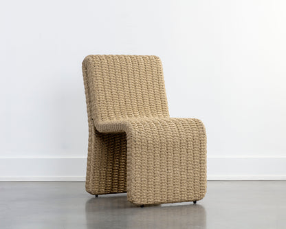 NAHLA EDESSA DINING CHAIR - NATURAL