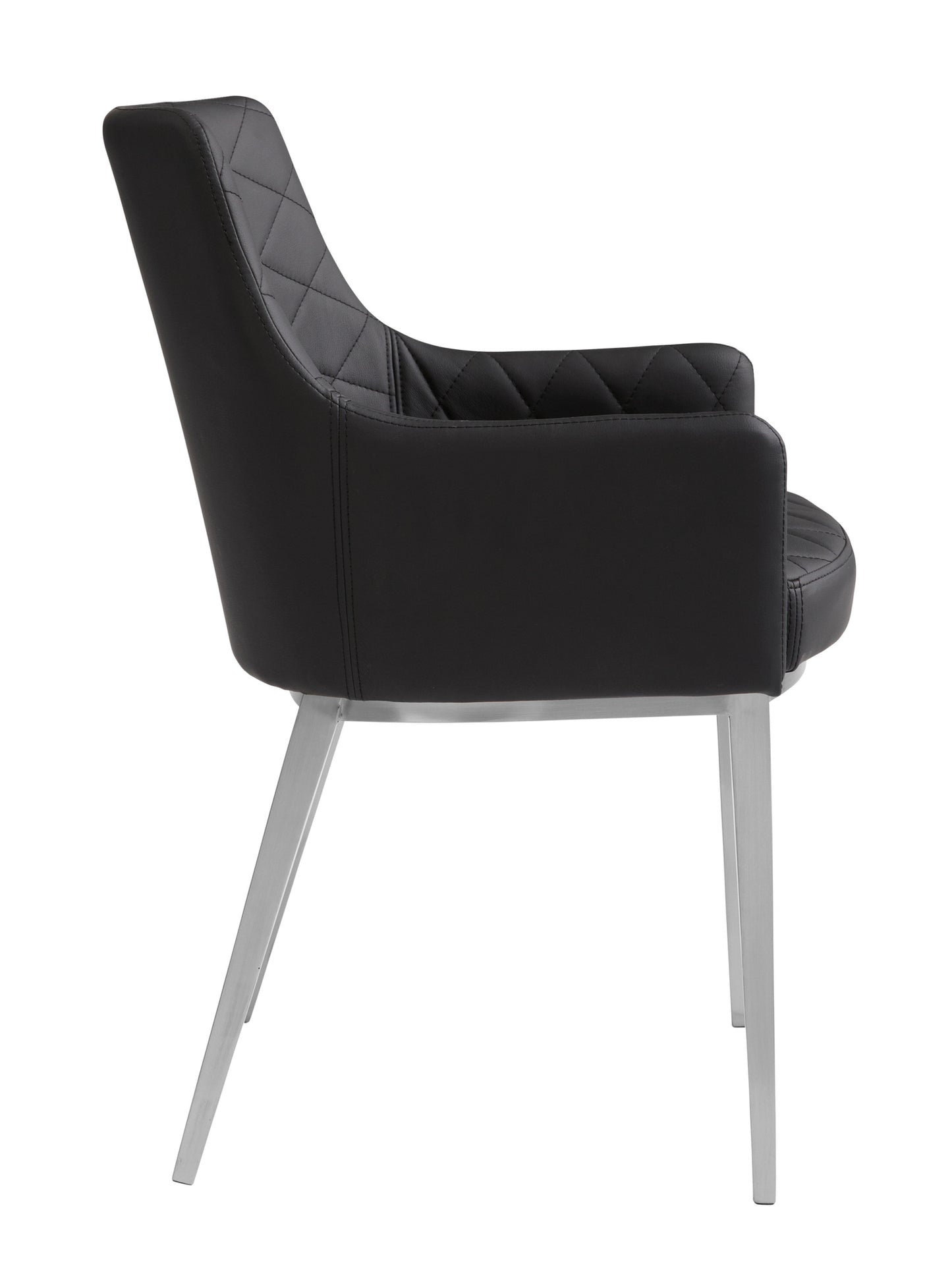 NAHLA CHASE DINING ARMCHAIR - BLACK