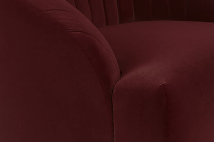 NAHLA ASTRID ARMCHAIR - MERLOT