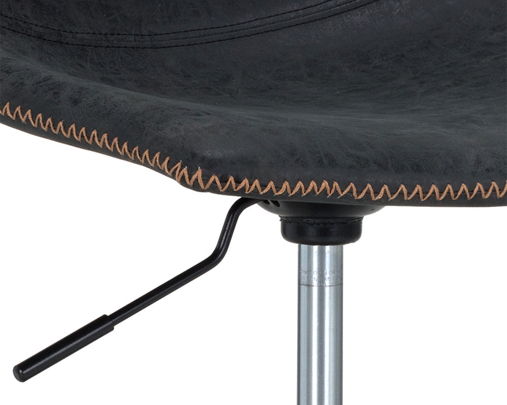 NAHLA CAL OFFICE CHAIR - ANTIQUE BLACK