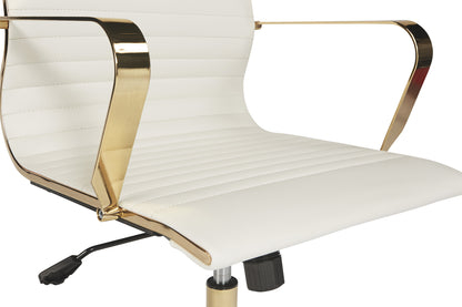 NAHLA JESSICA OFFICE CHAIR - SNOW