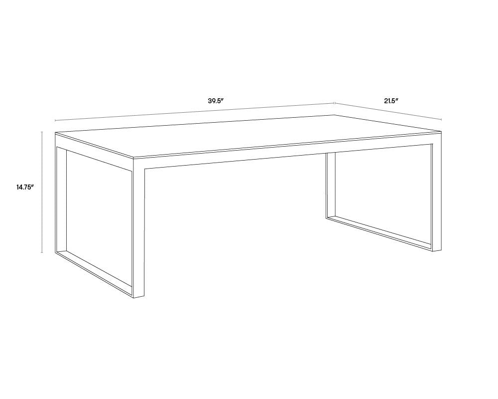 NAHLA EVERT COFFEE TABLE - LOW