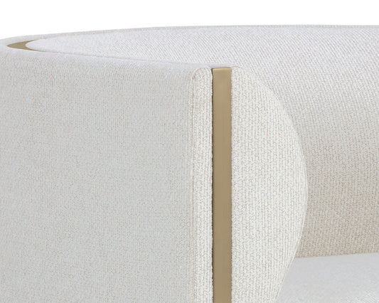 NAHLA LARRON ARMCHAIR - RHEA LIGHT BARLEY