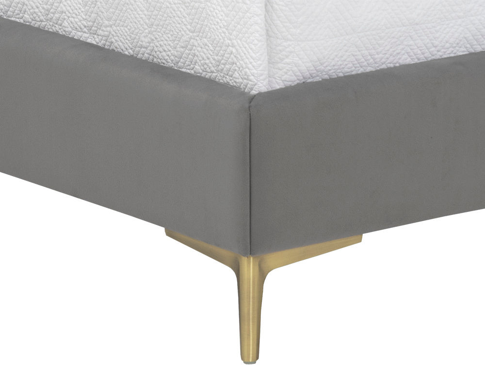 NAHLA CAIRO BED - QUEEN - ANTONIO CHARCOAL