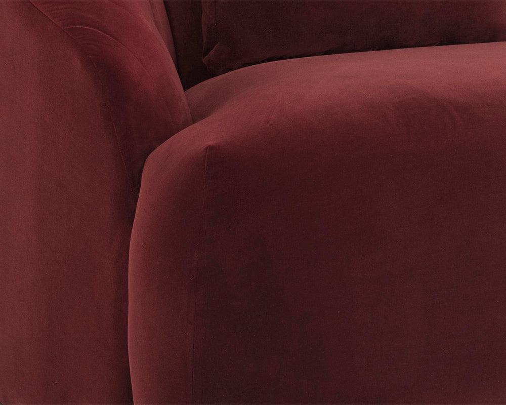 NAHLA ASTRID SOFA - MERLOT