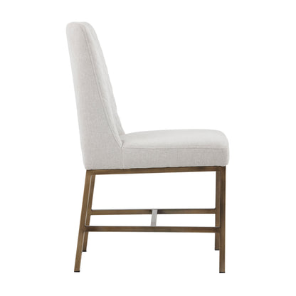 NAHLA LEIGHLAND DINING CHAIR - LIGHT GREY