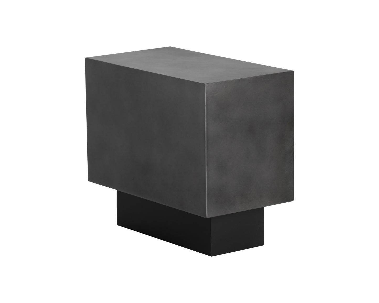 NAHLA BLAKELY SIDE TABLE - GUNMETAL