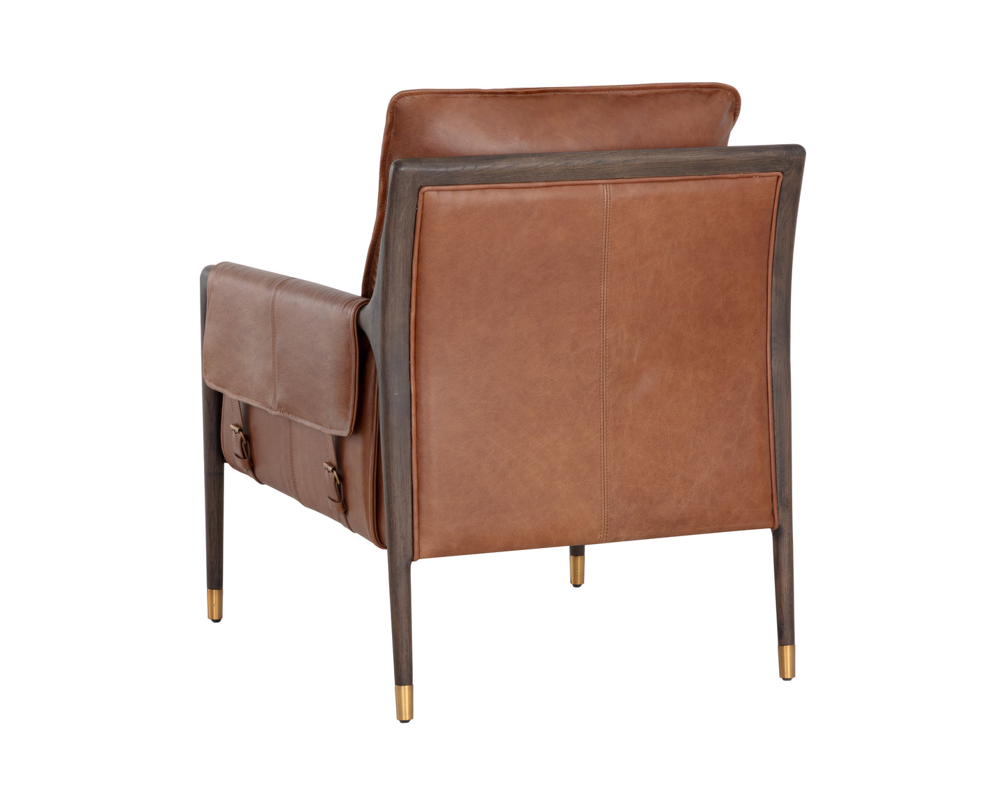 NAHLA MAUTI ARMCHAIR - BROWN - SHALIMAR TOBACCO LEATHER
