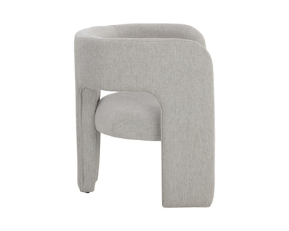 NAHLA ISIDORE LOUNGE CHAIR - ERNST SANDSTONE