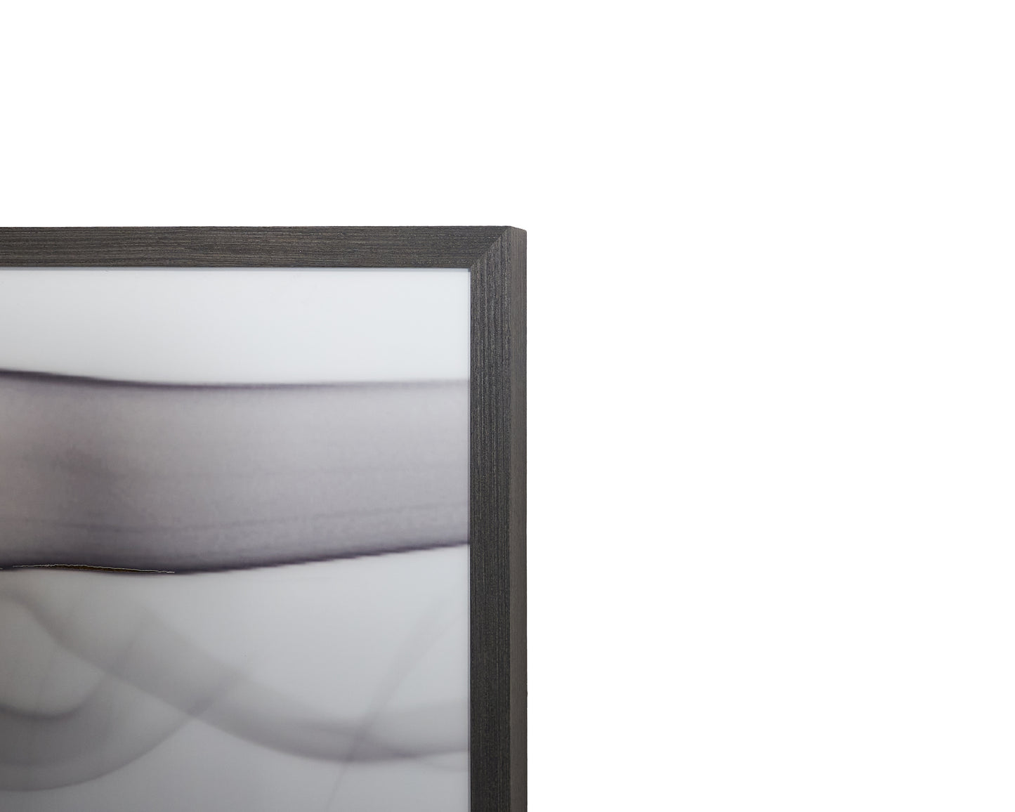 NAHLA EXPERIMENTAL - 72" X 48" - CHARCOAL FRAME