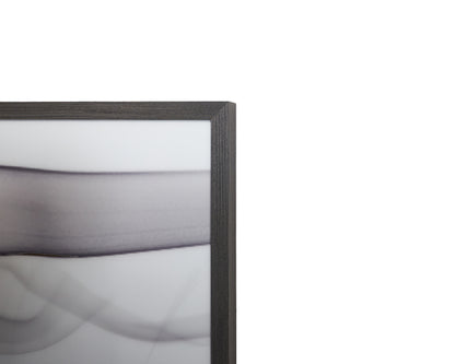 NAHLA EXPERIMENTAL - 72" X 48" - CHARCOAL FRAME