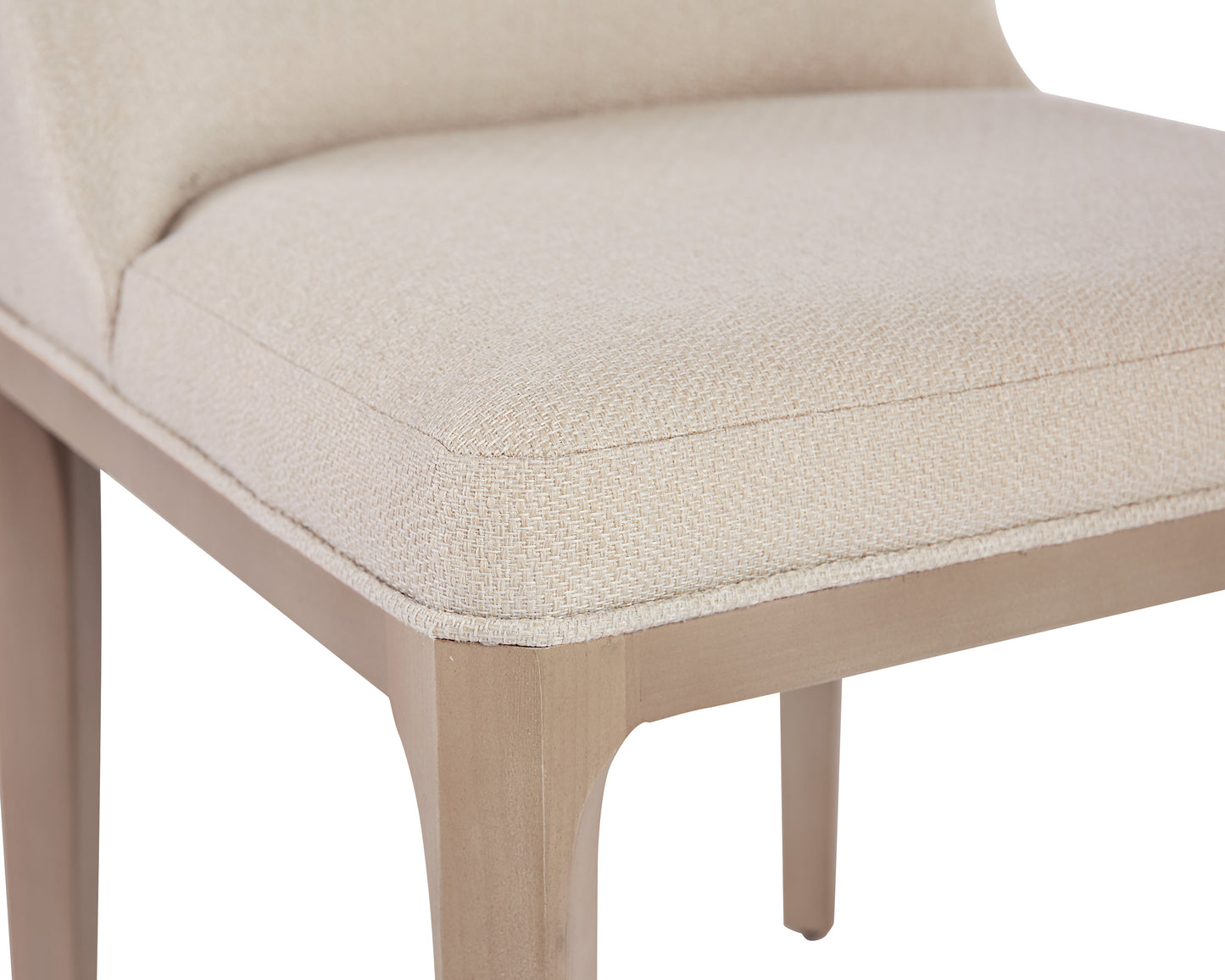 NAHLA ELISA DINING CHAIR - LIGHT OAK - MAINZ CREAM