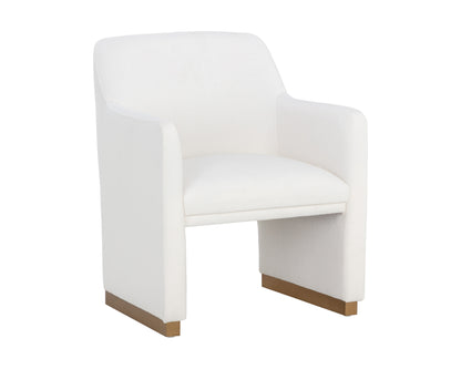 NAHLA JAIME DINING ARMCHAIR - FIOR VANILLA