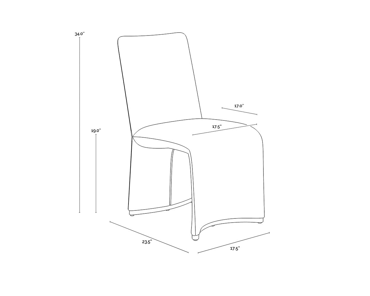NAHLA ILUKA DINING CHAIR - DANNY TEAL