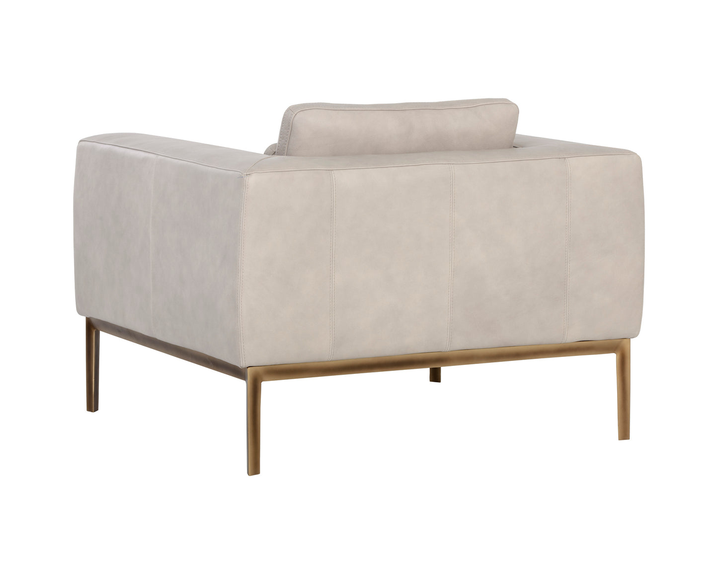 NAHLA BURR ARMCHAIR - BALI BONE LEATHER
