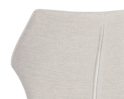 NAHLA JAMES STACKABLE DINING CHAIR - CITY BEIGE