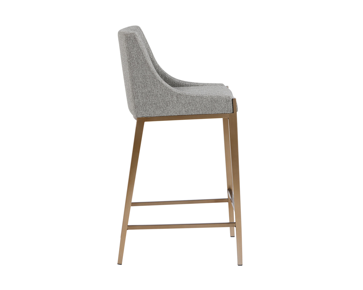 NAHLA DIONNE COUNTER STOOL - MONUMENT PEBBLE