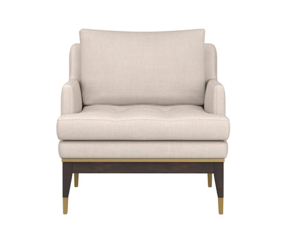 NAHLA BECKETTE LOUNGE CHAIR - EFFIE FLAX