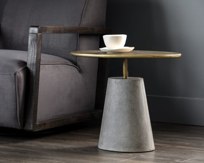 NAHLA KADIN SIDE TABLE - GREY