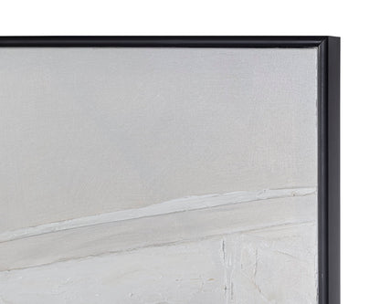NAHLA BREAKING BARRIERS - 60" X 60" - BLACK FLOATER FRAME