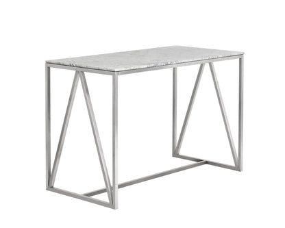 NAHLA ABEL COUNTER TABLE - STAINLESS STEEL