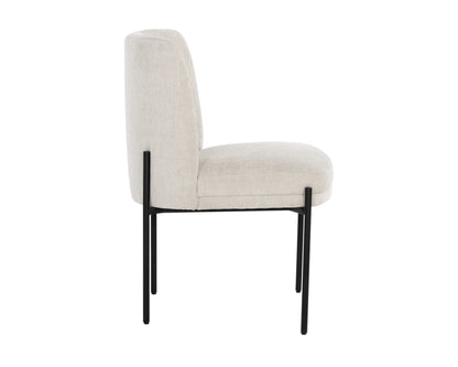 NAHLA RICHIE DINING CHAIR - BLACK - DANNY IVORY