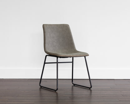 NAHLA CAL DINING CHAIR - ANTIQUE GREY