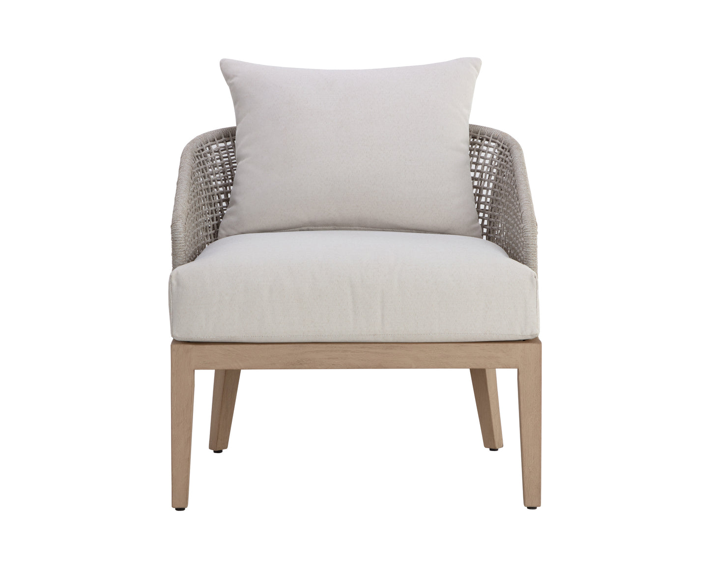 NAHLA CAPRI LOUNGE CHAIR - DRIFT BROWN - PALAZZO CREAM