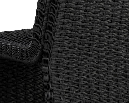 NAHLA EDESSA DINING CHAIR - BLACK