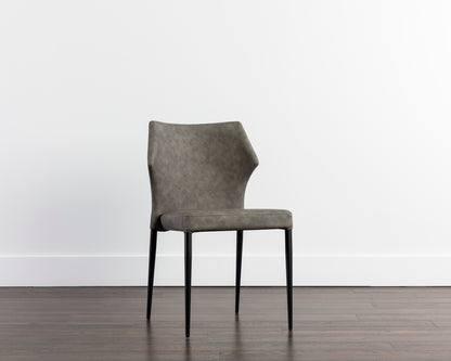 NAHLA JAMES STACKABLE DINING CHAIR - BOUNCE SMOKE