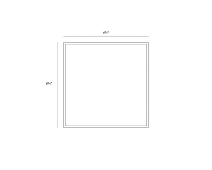 NAHLA GALAXY - 48" X 48" - WHITE FRAME