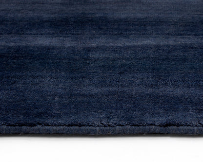 NAHLA ALASKA HAND-LOOMED RUG - NAVY - 5' X 8'
