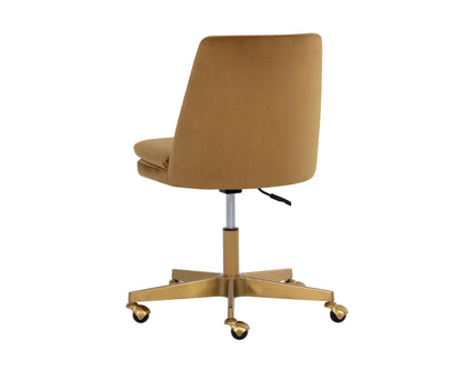 NAHLA BERGET OFFICE CHAIR - GOLD SKY