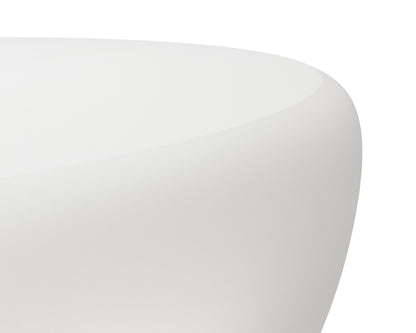 NAHLA IOLITE COFFEE TABLE - WHITE