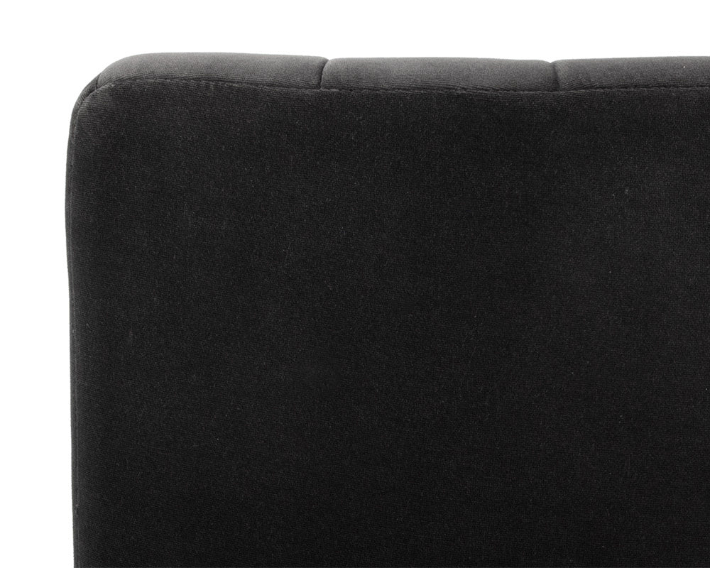 NAHLA AUGUST LOUNGE CHAIR - SHADOW GREY