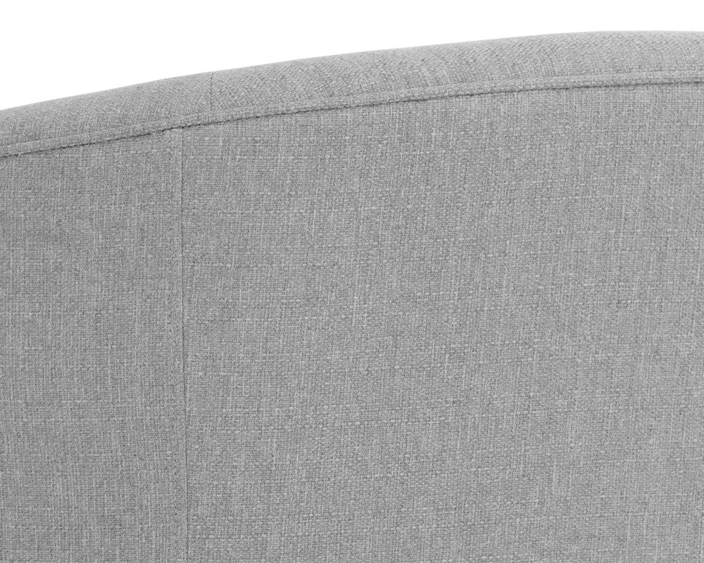 NAHLA GRIMALDI SWIVEL ARMCHAIR - LIV DOVE