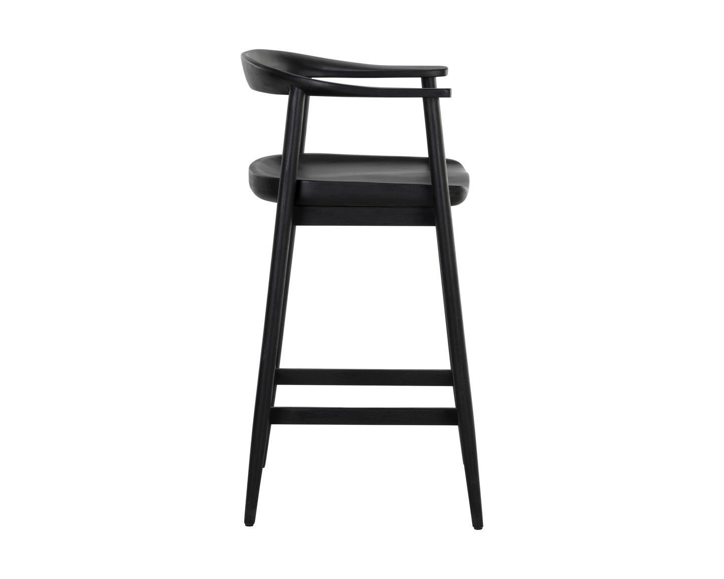 NAHLA JEREMY COUNTER STOOL - BLACK