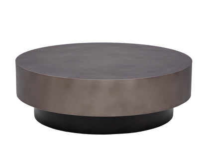 NAHLA BERNABY COFFEE TABLE - GUNMETAL