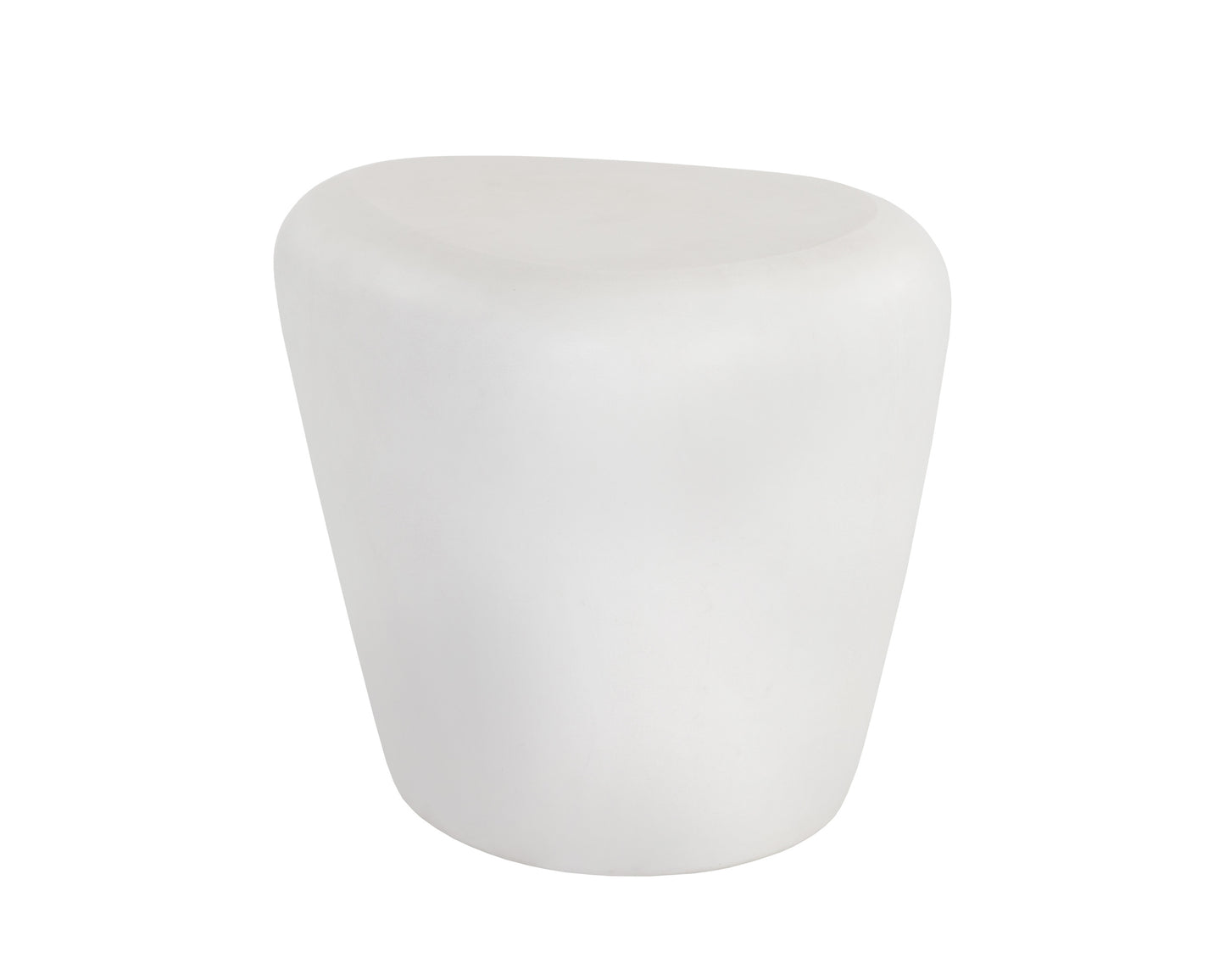 NAHLA CORVO SIDE TABLE - WHITE