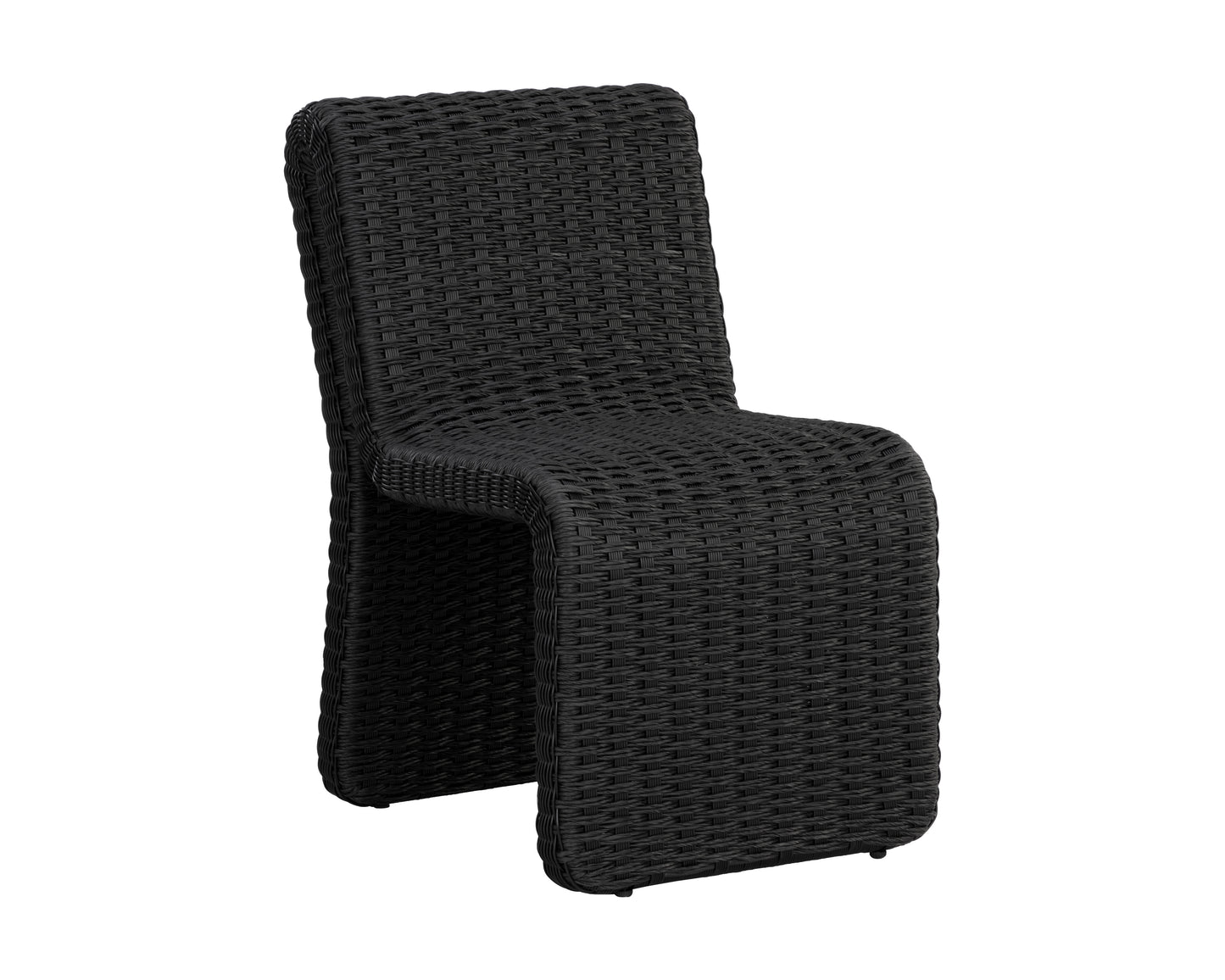 NAHLA EDESSA DINING CHAIR - BLACK