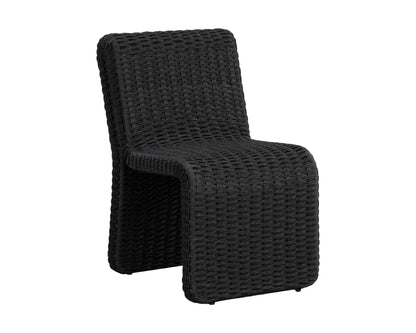 NAHLA EDESSA DINING CHAIR - BLACK