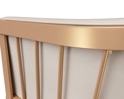 NAHLA CAILY LOUNGE CHAIR - BRAVO CREAM