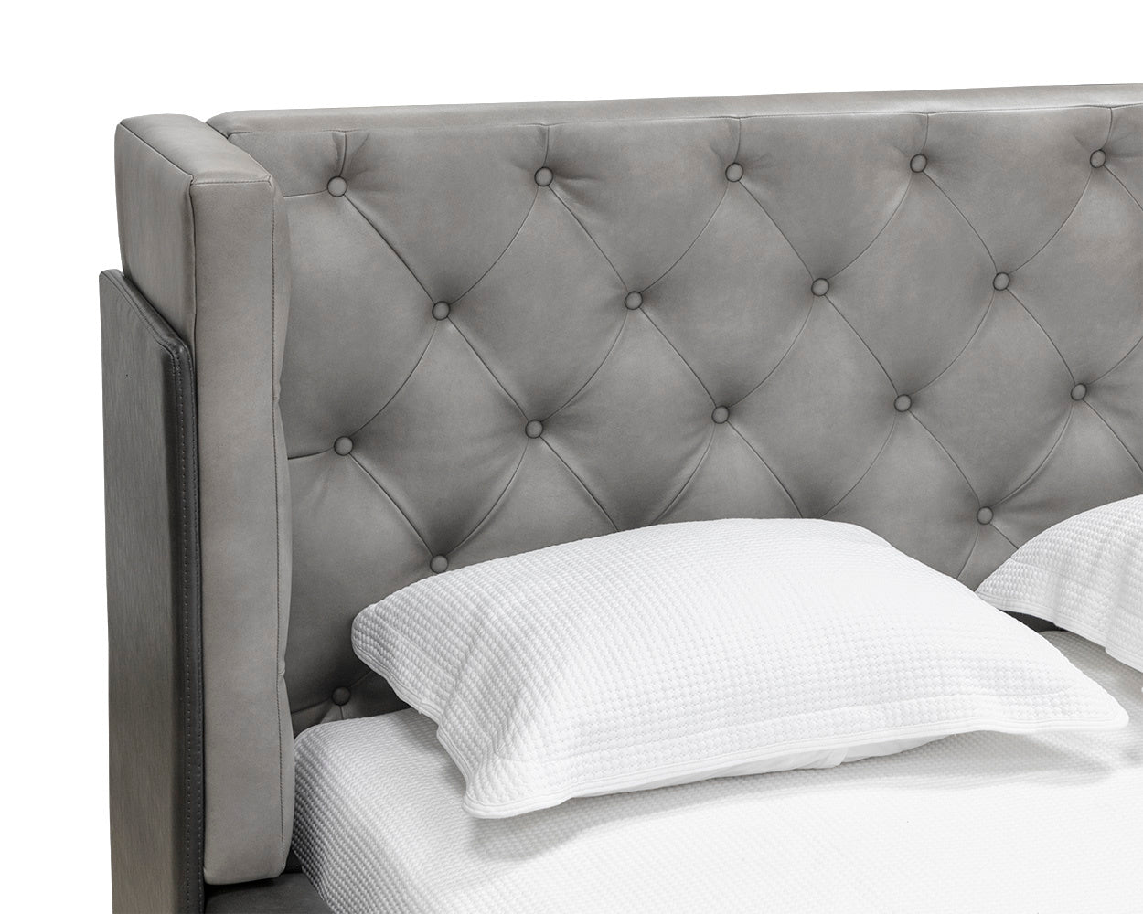 NAHLA LAURA BED - QUEEN - BRAVO METAL / BRAVO PORTABELLA