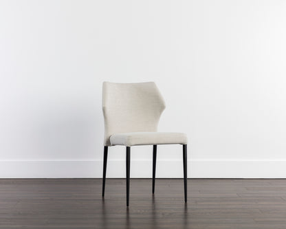 NAHLA JAMES STACKABLE DINING CHAIR - CITY BEIGE