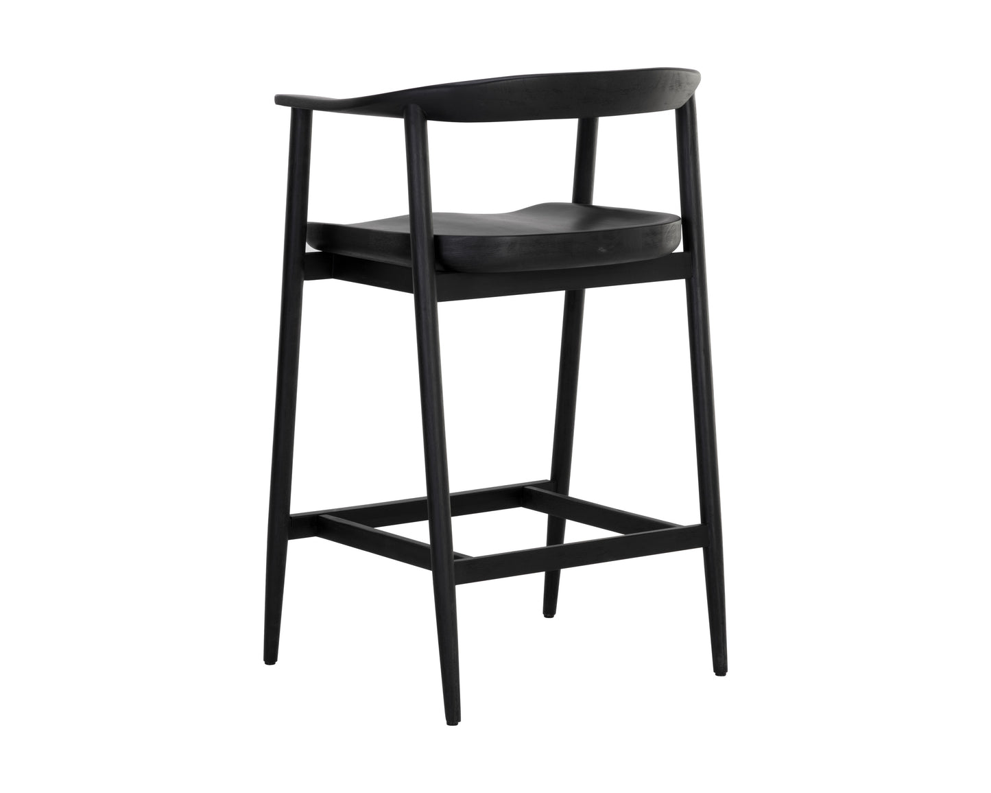 NAHLA JEREMY COUNTER STOOL - BLACK