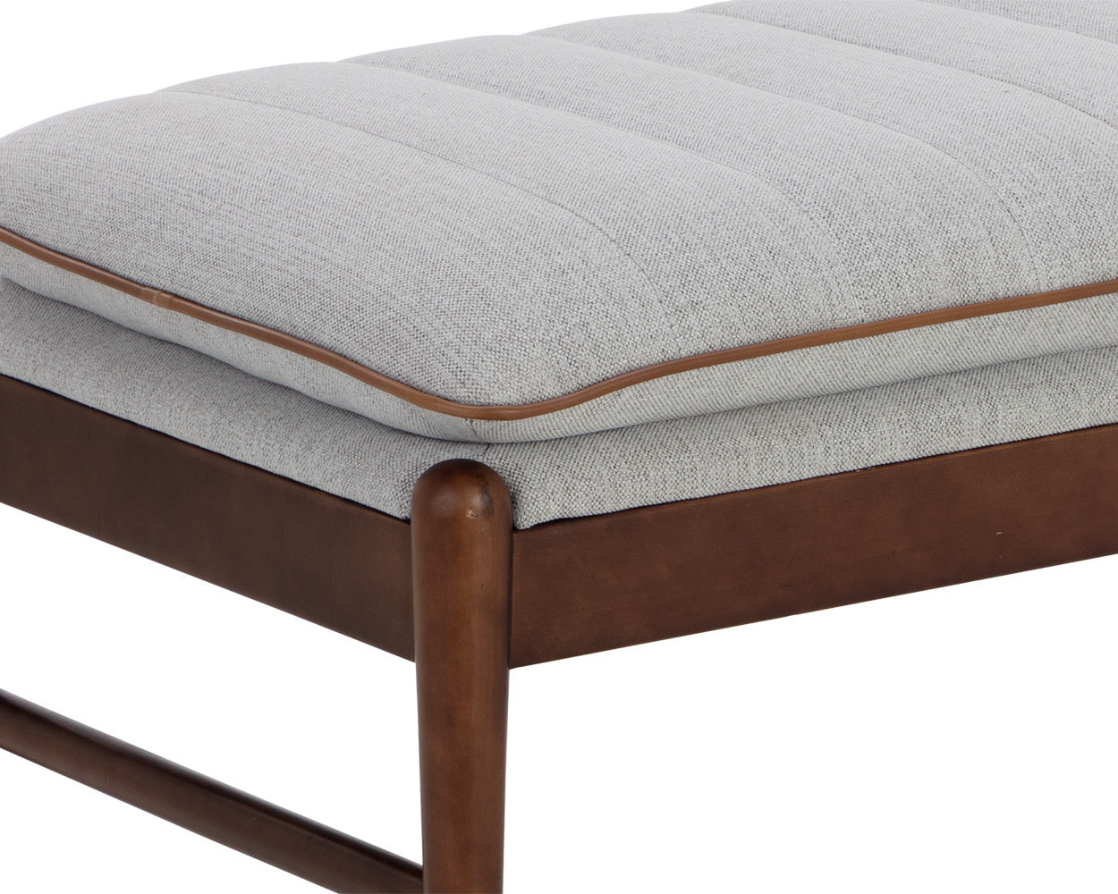 NAHLA LANCE BENCH - AUBURN BROWN - MINA LIGHT GREY