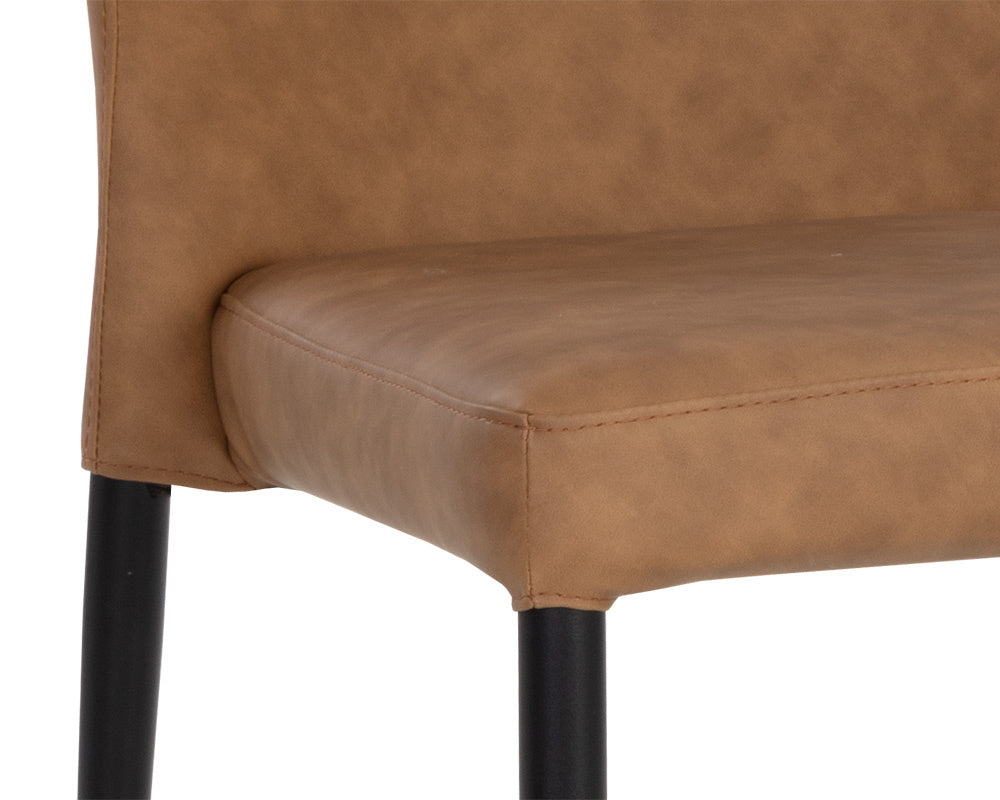 NAHLA JAMES STACKABLE DINING CHAIR - BOUNCE NUT