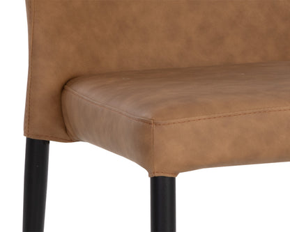 NAHLA JAMES STACKABLE DINING CHAIR - BOUNCE NUT