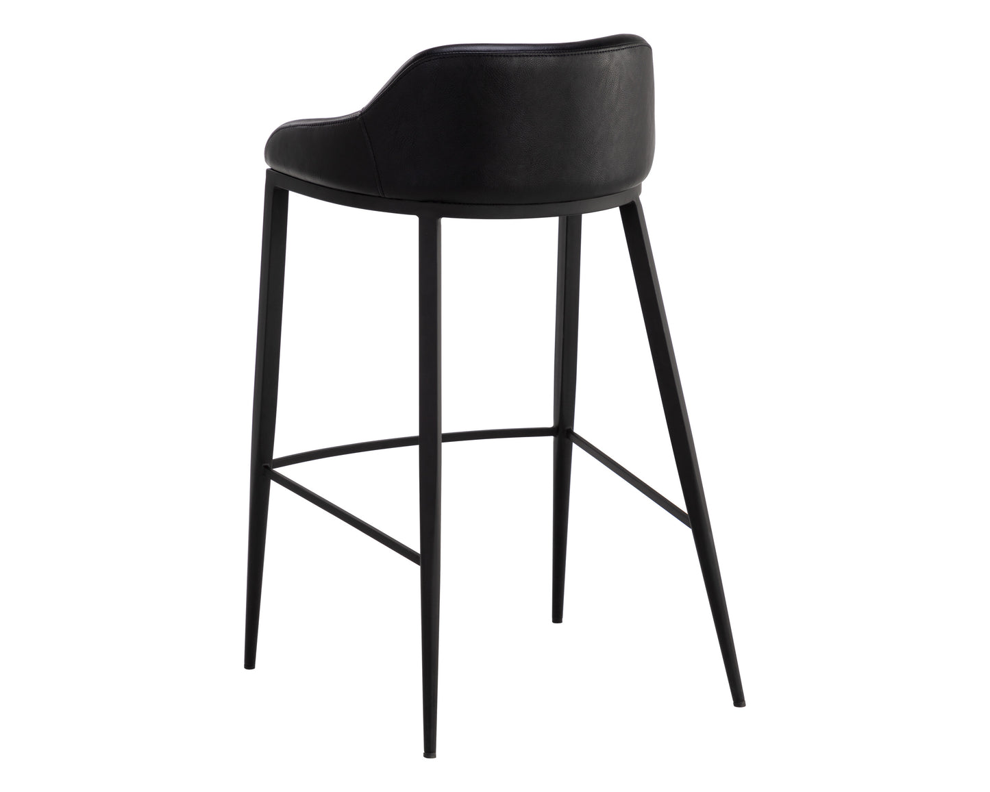 NAHLA ASTRA BARSTOOL - BLACK - NIGHTFALL BLACK